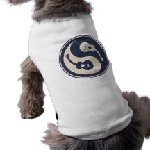 Guitare Yang - bleu Tee-shirt Pour Chien