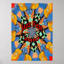 Guitares de Fest de jazz Posters