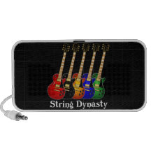Guitares électriques de dynastie de ficelle haut-parleurs ordinateur portable