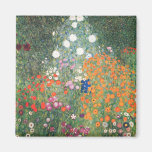 Gustav Klimt Blumengarten Aimant Pour Réfrigérateur