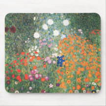 Gustav Klimt Blumengarten Tapis De Souris