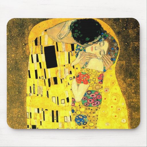 Gustav Klimt - le baiser Mousepad Tapis De Souris