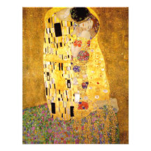 Gustav Klimt les invitations de baiser