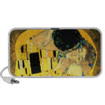 Gustav Klimt - l'orateur de baiser Haut-parleur Notebook