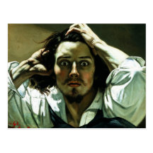Gustave Courbet - l'homme désespéré Cartes Postales