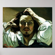 Gustave Courbet - l'homme désespéré Affiches