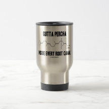 Gutta-percha à l'intérieur de chaque canal radicul mugs à café