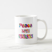 Gymnastique d'amour de paix mugs