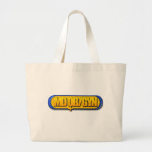 GYNÉCOLOGIE OVALE D'OBSTÉTRIQUE DE LOGO DE DM OB/G SACS EN TOILE