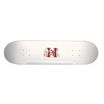 H initial plateaux de planche à roulettes
