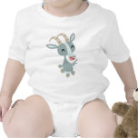 Habillement caracolant de bébé de chèvre de bande  t-shirts