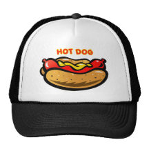 Habillement d'amusement de hot-dog par Socrates de Casquettes De Camionneur