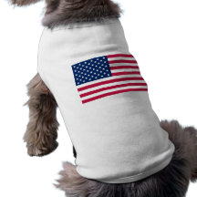 Habillement d'animal familier avec le drapeau des  t-shirts pour chien