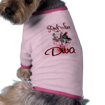 Habillement d'animal familier de diva de vedette d tee-shirt pour animal domestique