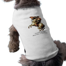 Habillement d'animal familier de Napoleon Bonapart Tee-shirts Pour Animaux Domestiques