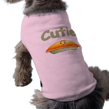Habillement d'animal familier de tarte de Cutie Tee-shirts Pour Toutous
