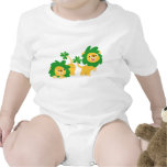 Habillement de bébé de lions de bande dessinée du  t-shirts