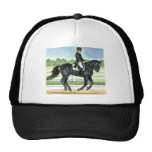 Habillement de petit galop de dressage de NOIR d'a Casquette De Camionneur