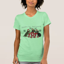 Habillement de tintements du carillon de teckel t-shirts