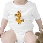 Habillement impétueux de bébé de poney de bande de t-shirts