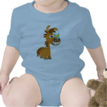 Habillement mignon de bébé de poney de papillon de t-shirts