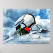 Habitacle de turboréacteur de Thunderstreak Posters