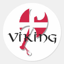 Hache de drapeau de Viking Danemark du danois Adhésif