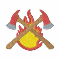 Haches polos brodés