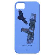Haida Eagle et art d'indigène de Polonais de totem iPhone 5 Case