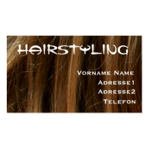 Hairstylist Cartes De Visite Professionnelles