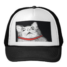 Halètement étonné Meme - chapeau de chat Casquettes