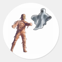 Halloween Adhésif Rond