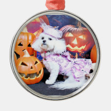 Halloween - Bichon Frise - Mia Ornement