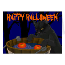 Halloween carde les cartes faites sur commande fai