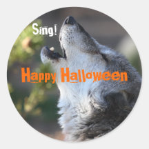 Halloween heureux adhésifs