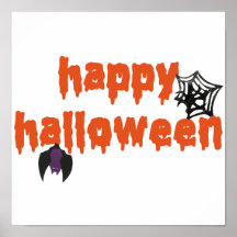 Halloween heureux affiche
