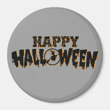 Halloween heureux aimant pour réfrigérateur