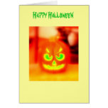 Halloween heureux carte de vœux
