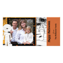 Halloween heureux cartes avec photo