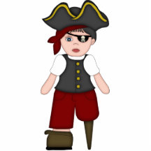 Halloween heureux - garçon de pirate photo en relief