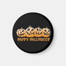 Halloween heureux Jack-o'-lantern Aimants Pour Réfrigérateur