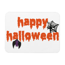 Halloween heureux magnets rectangulaire