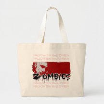 Halloween heureux, zombis sac