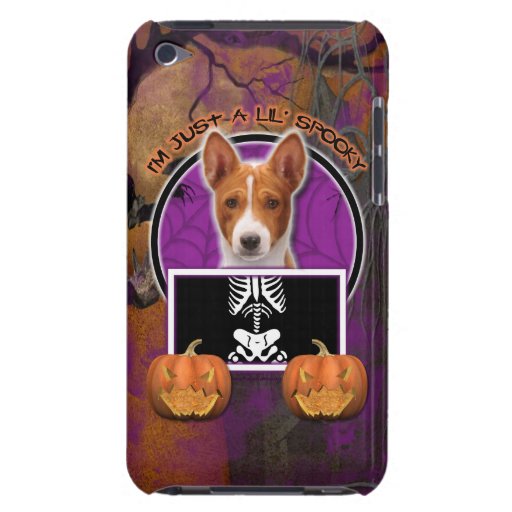 Halloween - juste un Lil éffrayant - Basenji Coque iPod Touch