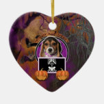 Halloween - juste un Lil éffrayant - beagle Décorations De Noël