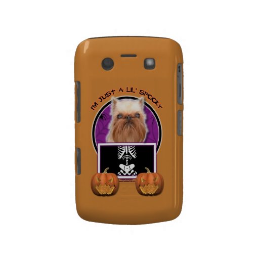 Halloween - juste un Lil éffrayant - griffon de Br Coque Case-Mate Blackberry