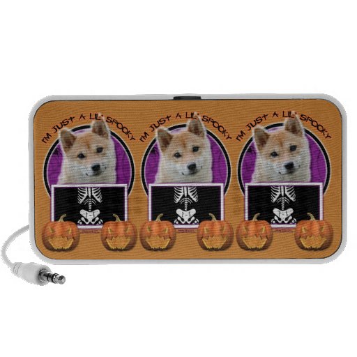 Halloween - juste un Lil éffrayant - Shiba Inu Haut-parleurs Portables