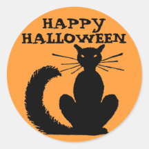 Halloween Kitty Autocollants