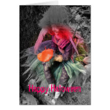 Halloween la nuit cartes de vœux