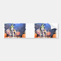Halloween - lévrier - Pena Autocollant Pour Voiture